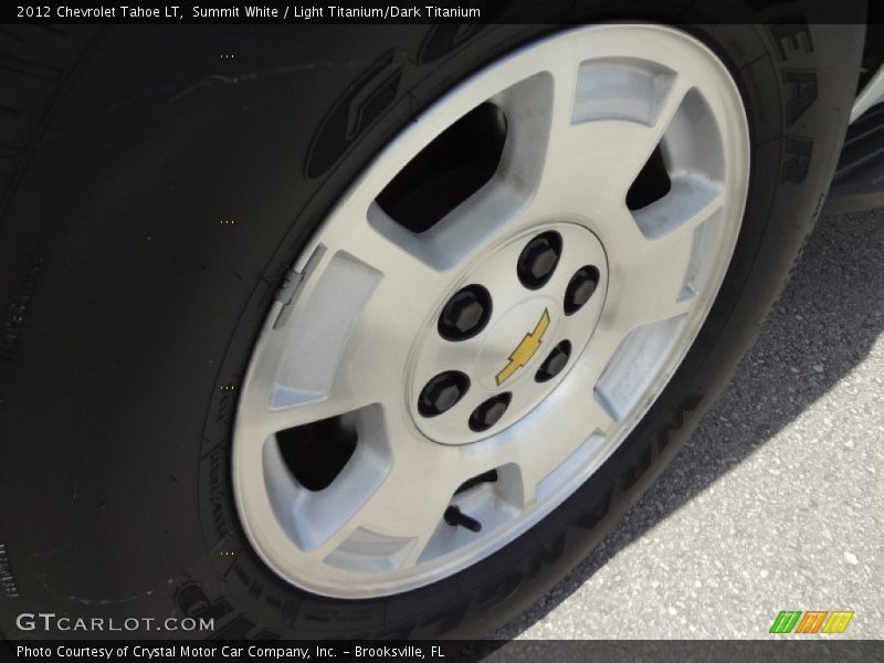 Summit White / Light Titanium/Dark Titanium 2012 Chevrolet Tahoe LT