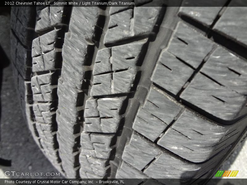 Summit White / Light Titanium/Dark Titanium 2012 Chevrolet Tahoe LT
