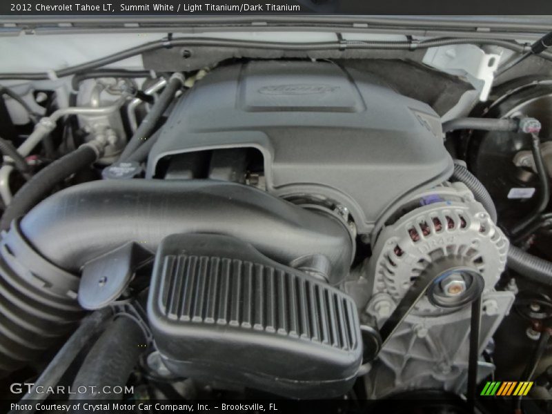 Summit White / Light Titanium/Dark Titanium 2012 Chevrolet Tahoe LT