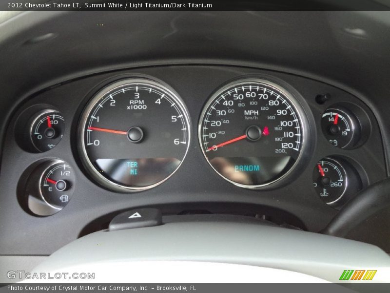 Summit White / Light Titanium/Dark Titanium 2012 Chevrolet Tahoe LT