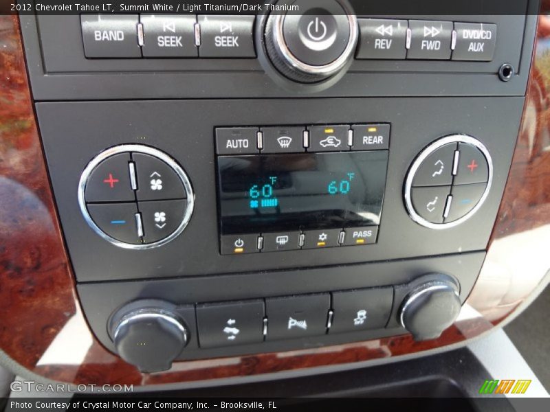 Summit White / Light Titanium/Dark Titanium 2012 Chevrolet Tahoe LT