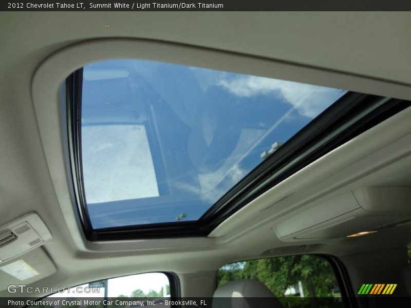 Summit White / Light Titanium/Dark Titanium 2012 Chevrolet Tahoe LT