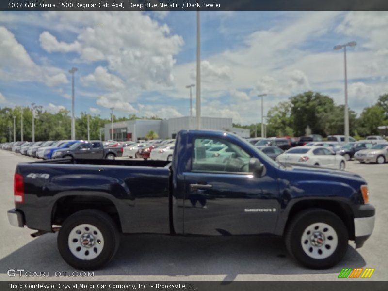 Deep Blue Metallic / Dark Pewter 2007 GMC Sierra 1500 Regular Cab 4x4