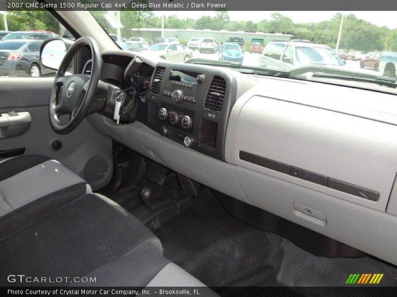Deep Blue Metallic / Dark Pewter 2007 GMC Sierra 1500 Regular Cab 4x4