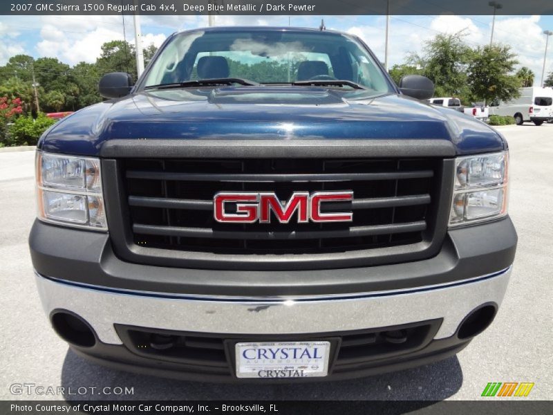 Deep Blue Metallic / Dark Pewter 2007 GMC Sierra 1500 Regular Cab 4x4