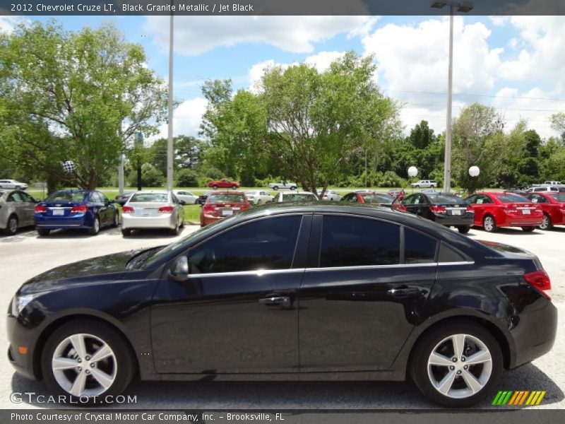 Black Granite Metallic / Jet Black 2012 Chevrolet Cruze LT