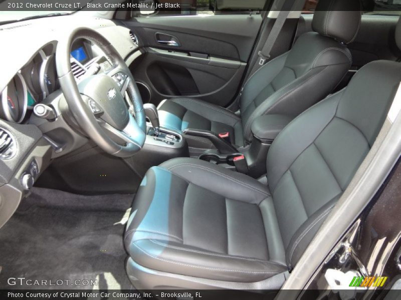 Black Granite Metallic / Jet Black 2012 Chevrolet Cruze LT