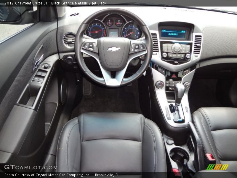 Black Granite Metallic / Jet Black 2012 Chevrolet Cruze LT