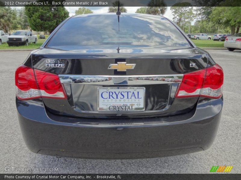 Black Granite Metallic / Jet Black 2012 Chevrolet Cruze LT