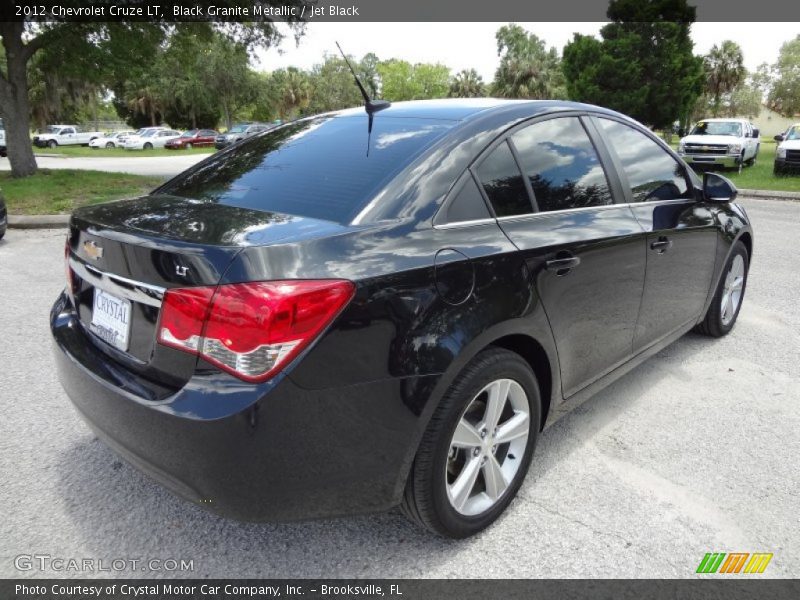 Black Granite Metallic / Jet Black 2012 Chevrolet Cruze LT