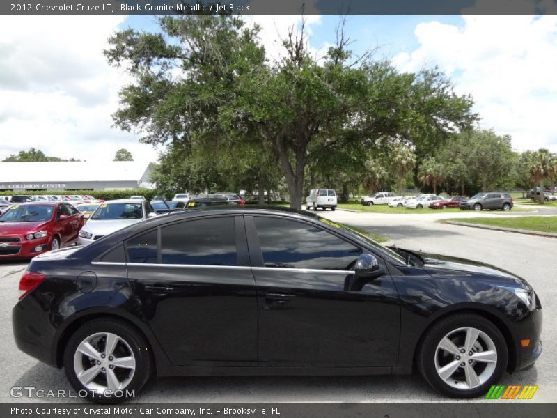 Black Granite Metallic / Jet Black 2012 Chevrolet Cruze LT