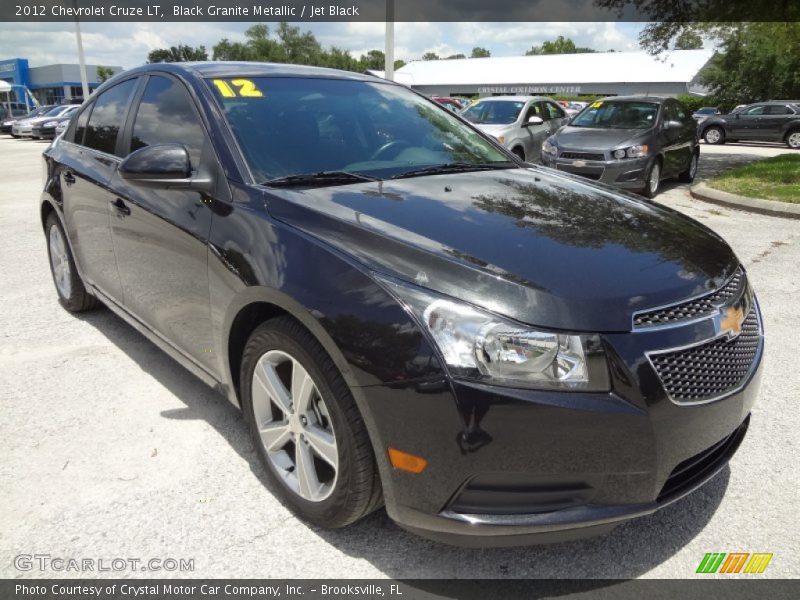 Black Granite Metallic / Jet Black 2012 Chevrolet Cruze LT