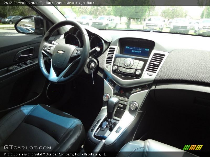 Black Granite Metallic / Jet Black 2012 Chevrolet Cruze LT