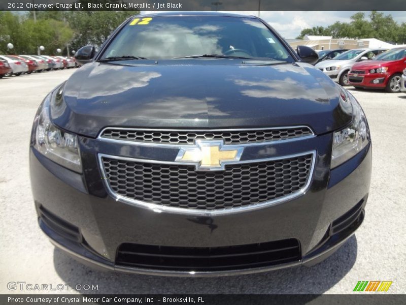 Black Granite Metallic / Jet Black 2012 Chevrolet Cruze LT