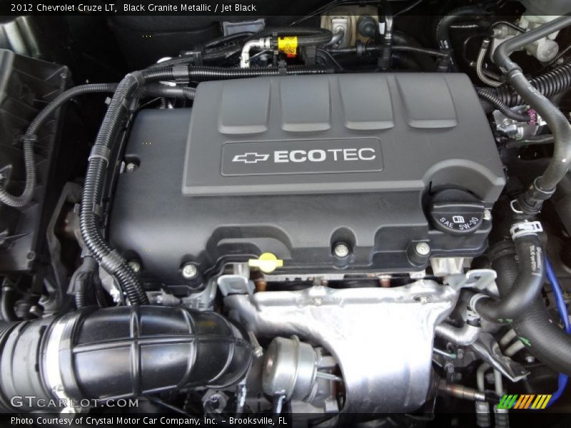 Black Granite Metallic / Jet Black 2012 Chevrolet Cruze LT
