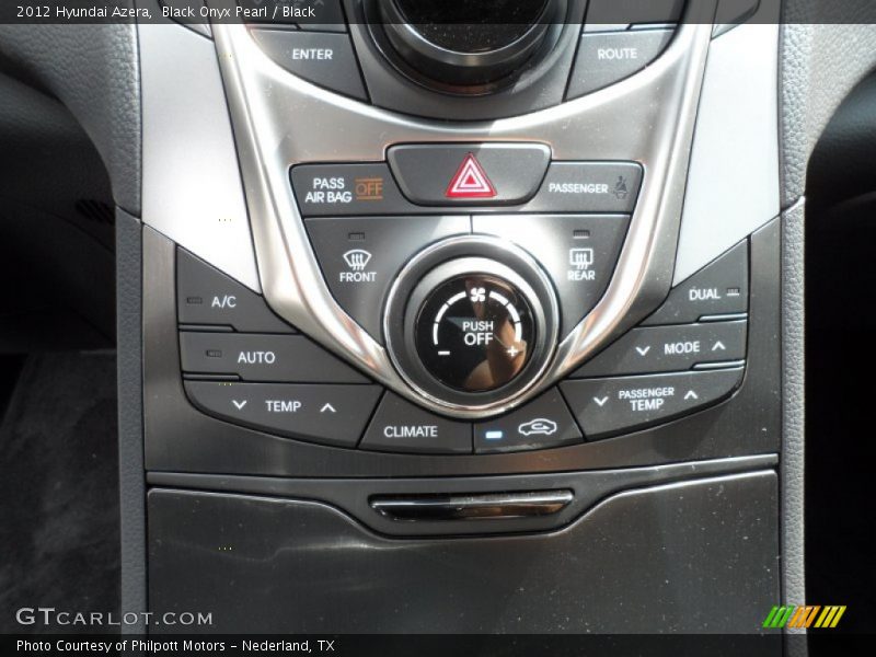 Black Onyx Pearl / Black 2012 Hyundai Azera