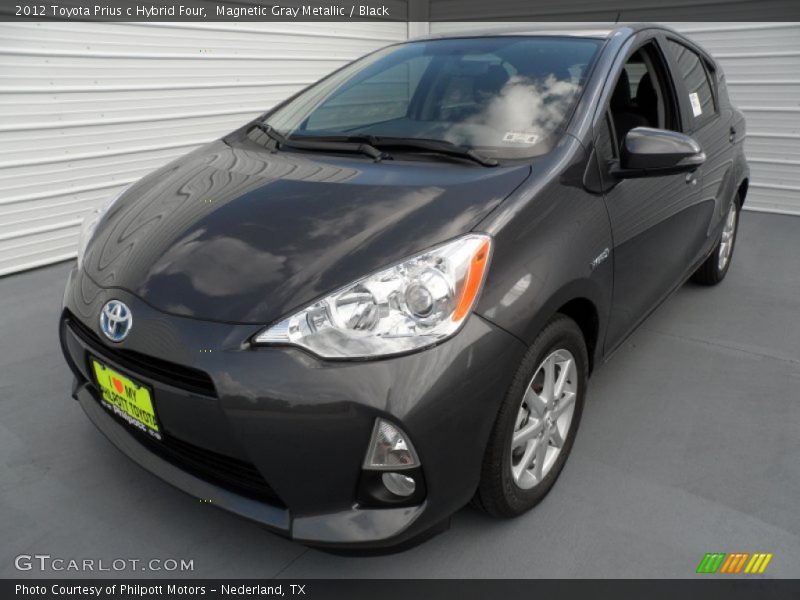 Magnetic Gray Metallic / Black 2012 Toyota Prius c Hybrid Four