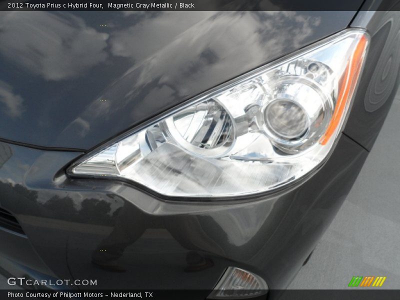 Magnetic Gray Metallic / Black 2012 Toyota Prius c Hybrid Four