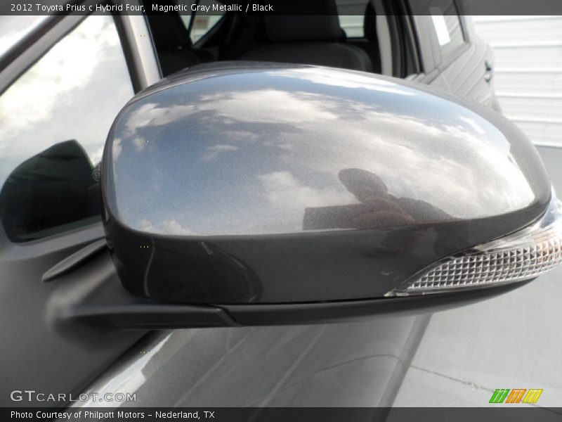 Magnetic Gray Metallic / Black 2012 Toyota Prius c Hybrid Four