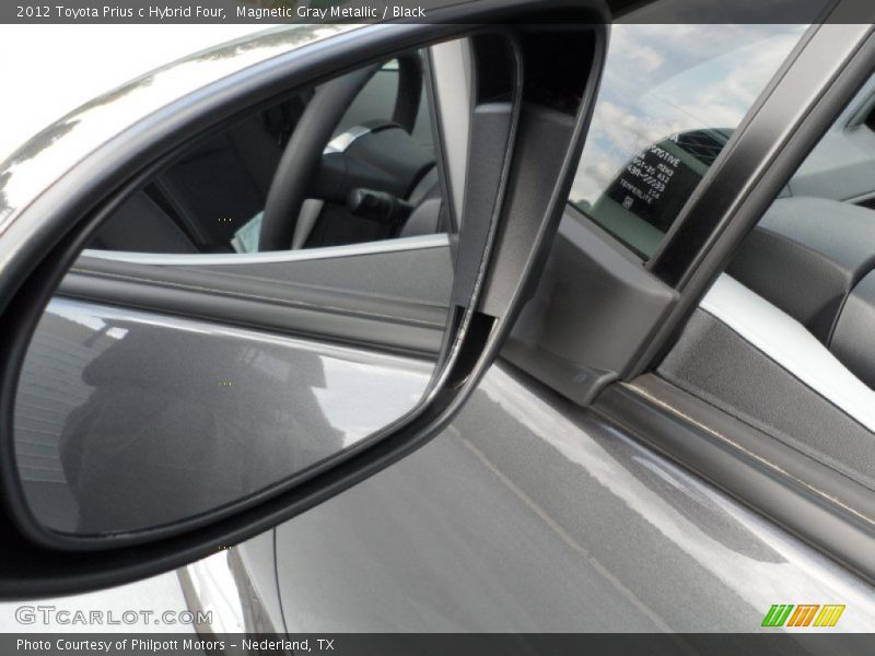 Magnetic Gray Metallic / Black 2012 Toyota Prius c Hybrid Four