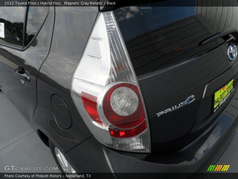 Magnetic Gray Metallic / Black 2012 Toyota Prius c Hybrid Four