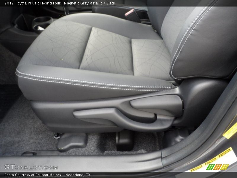 Magnetic Gray Metallic / Black 2012 Toyota Prius c Hybrid Four