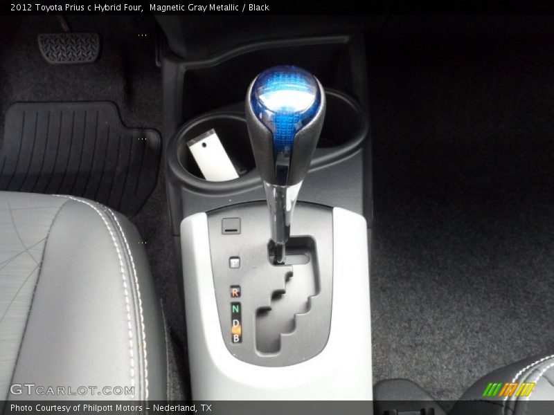 Magnetic Gray Metallic / Black 2012 Toyota Prius c Hybrid Four