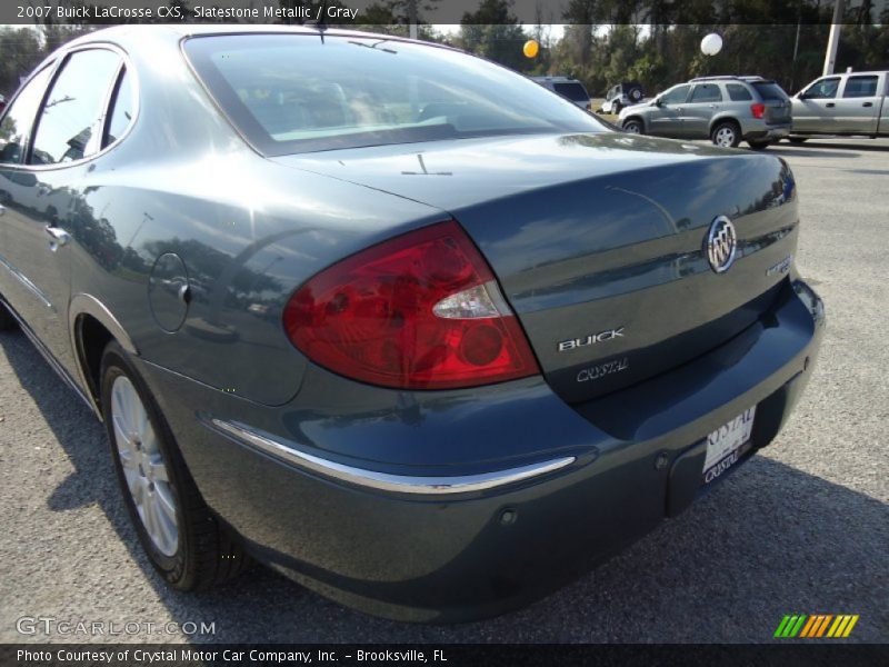 Slatestone Metallic / Gray 2007 Buick LaCrosse CXS