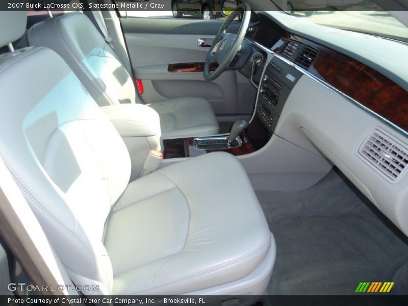 Slatestone Metallic / Gray 2007 Buick LaCrosse CXS