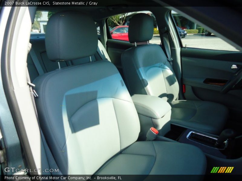 Slatestone Metallic / Gray 2007 Buick LaCrosse CXS