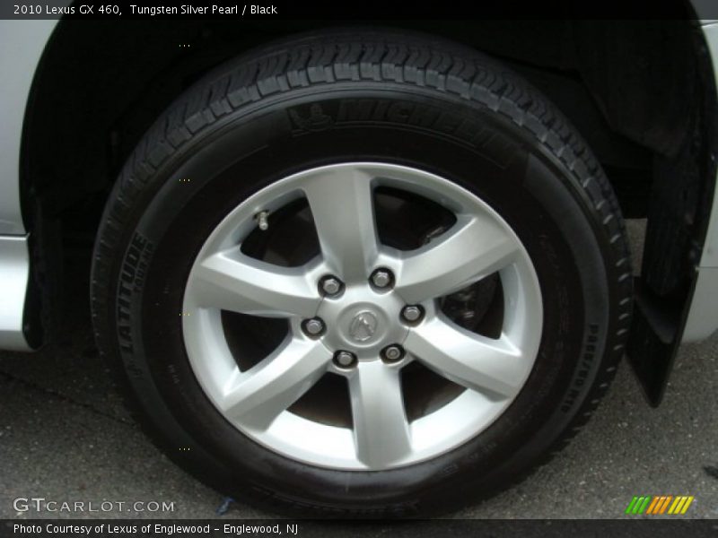 Tungsten Silver Pearl / Black 2010 Lexus GX 460