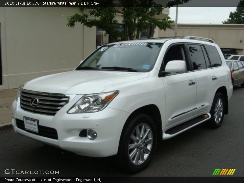 Starfire White Pearl / Dark Gray 2010 Lexus LX 570