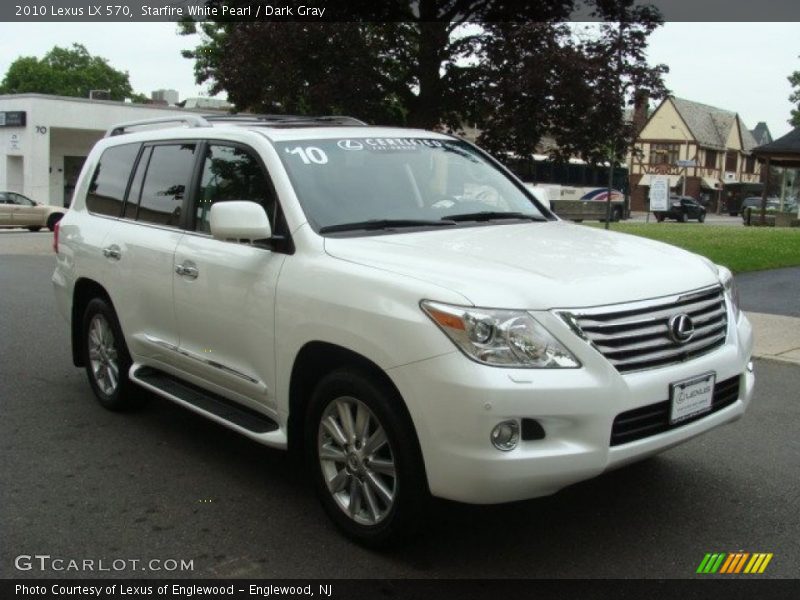 Starfire White Pearl / Dark Gray 2010 Lexus LX 570