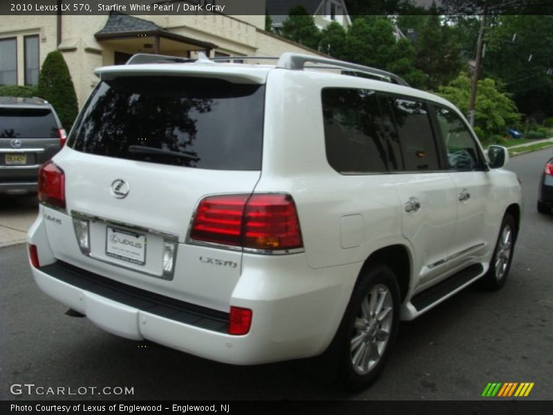 Starfire White Pearl / Dark Gray 2010 Lexus LX 570