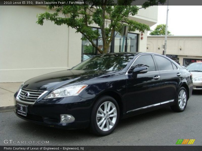 Black Sapphire Pearl / Parchment 2010 Lexus ES 350