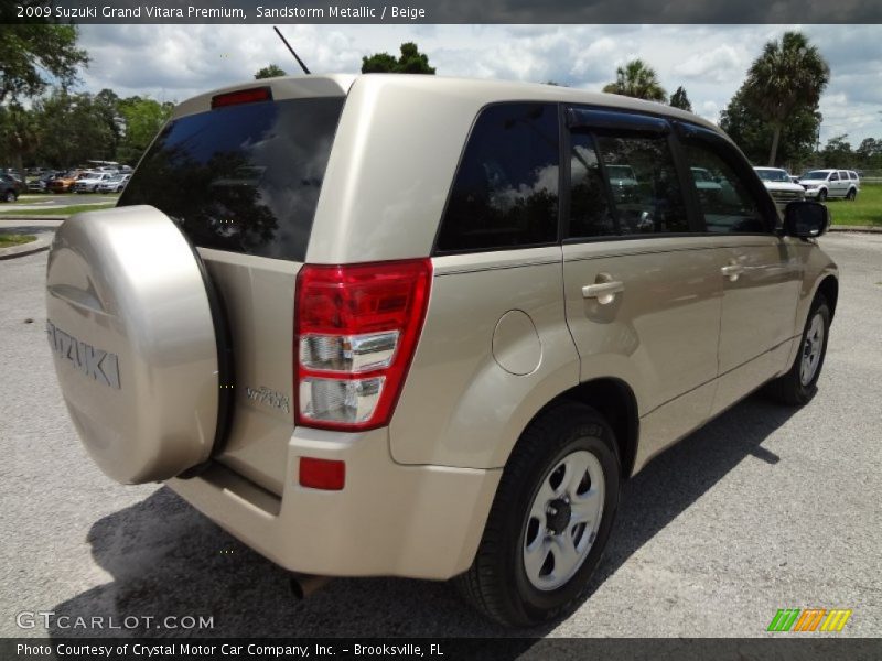 Sandstorm Metallic / Beige 2009 Suzuki Grand Vitara Premium