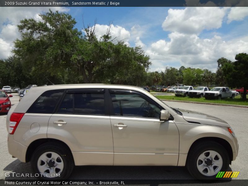 Sandstorm Metallic / Beige 2009 Suzuki Grand Vitara Premium