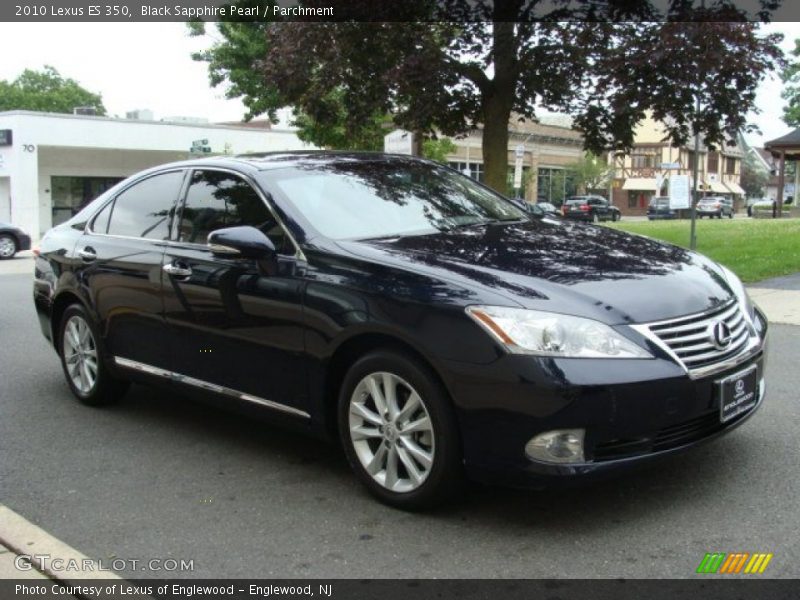 Black Sapphire Pearl / Parchment 2010 Lexus ES 350