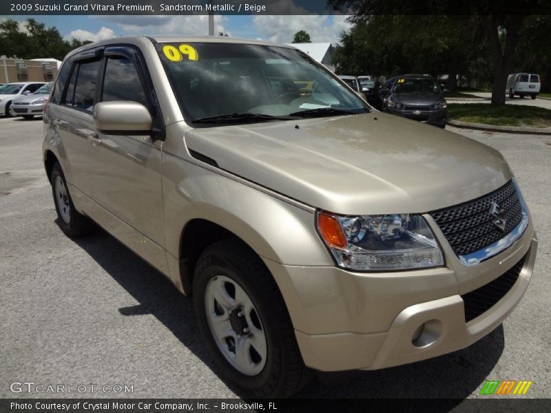 Sandstorm Metallic / Beige 2009 Suzuki Grand Vitara Premium