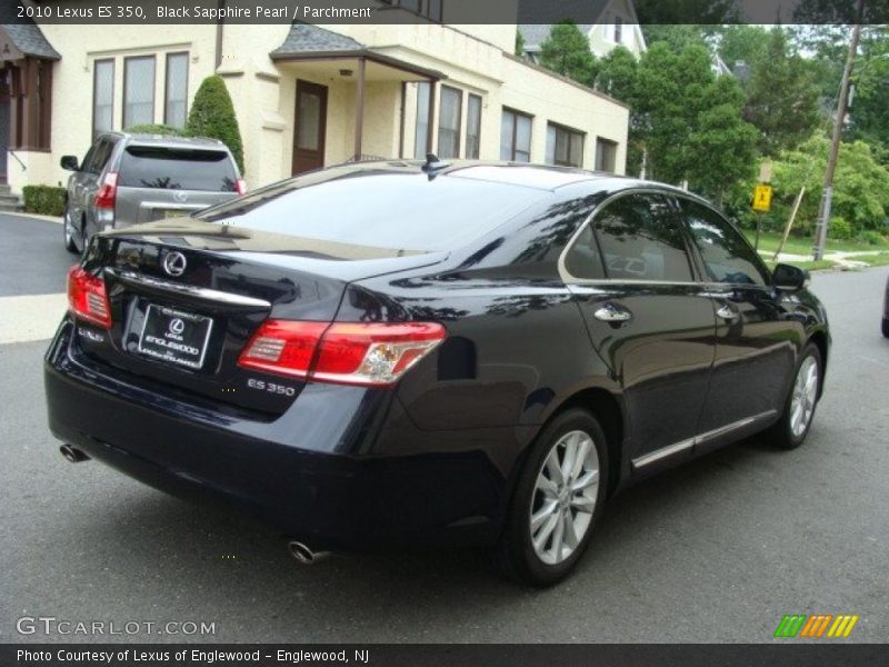 Black Sapphire Pearl / Parchment 2010 Lexus ES 350