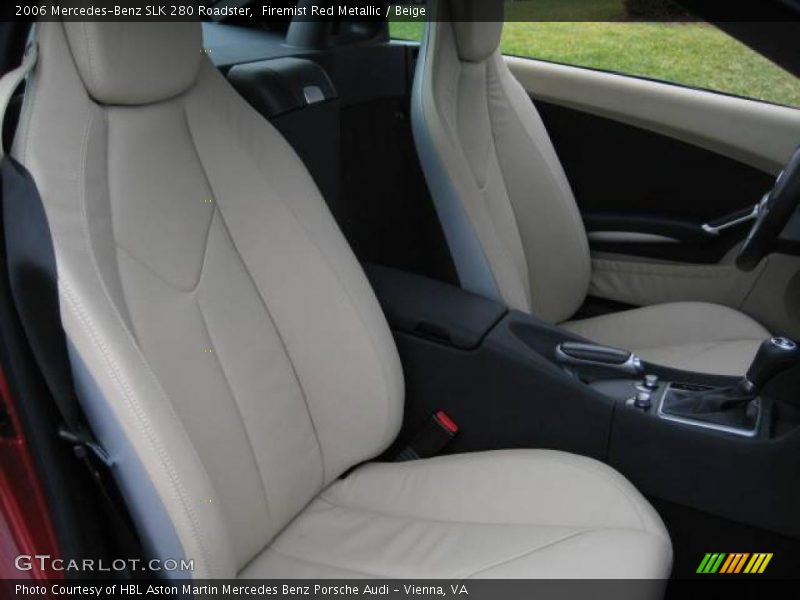 Firemist Red Metallic / Beige 2006 Mercedes-Benz SLK 280 Roadster