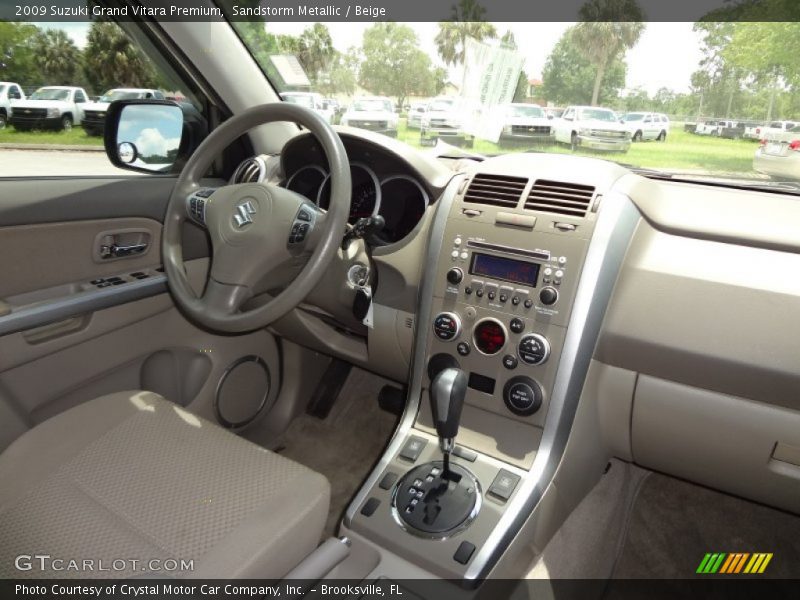 Sandstorm Metallic / Beige 2009 Suzuki Grand Vitara Premium