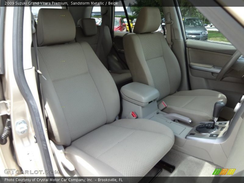 Sandstorm Metallic / Beige 2009 Suzuki Grand Vitara Premium