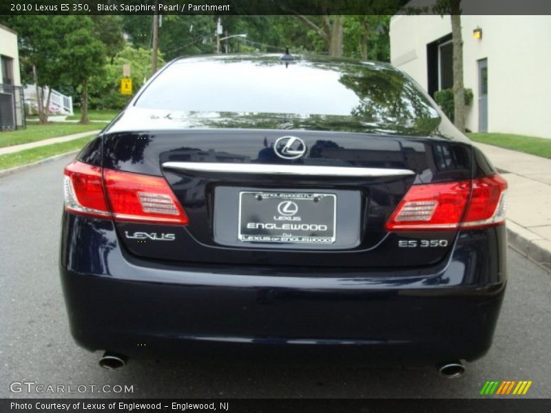 Black Sapphire Pearl / Parchment 2010 Lexus ES 350