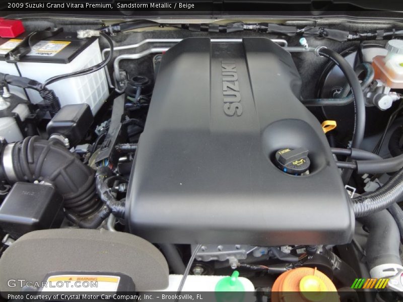 Sandstorm Metallic / Beige 2009 Suzuki Grand Vitara Premium