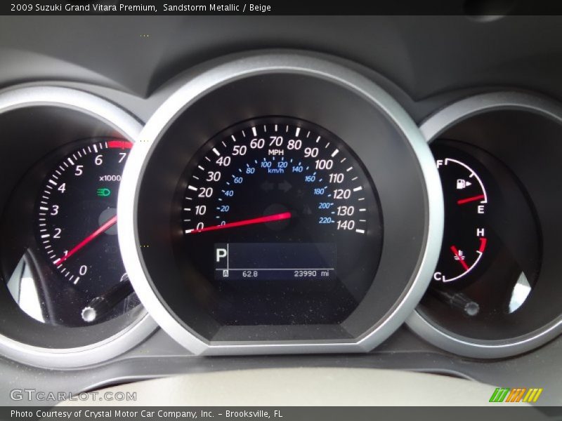 Sandstorm Metallic / Beige 2009 Suzuki Grand Vitara Premium