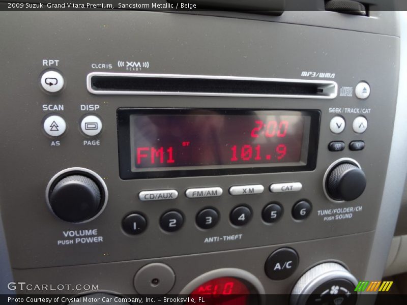 Audio System of 2009 Grand Vitara Premium