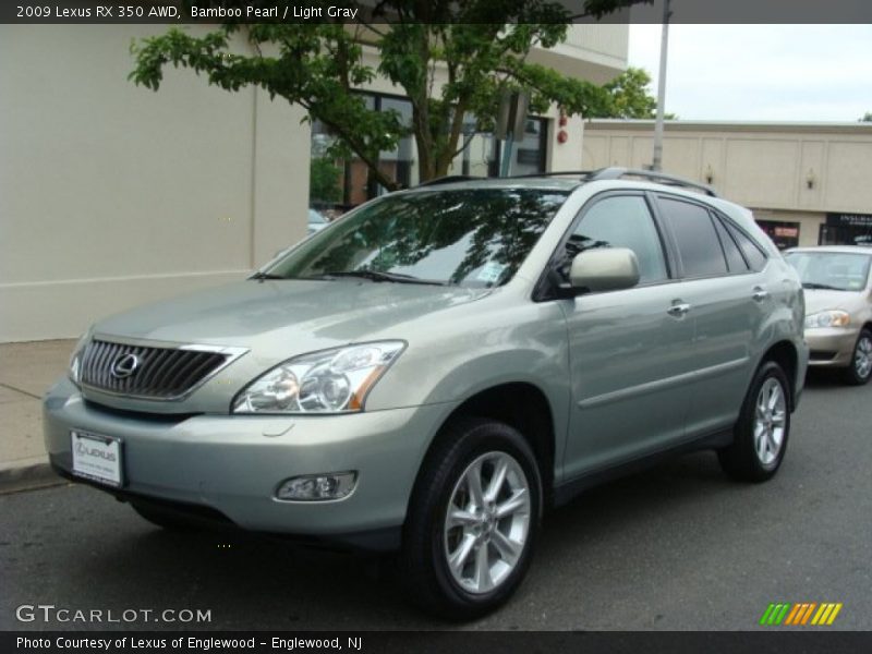 Bamboo Pearl / Light Gray 2009 Lexus RX 350 AWD