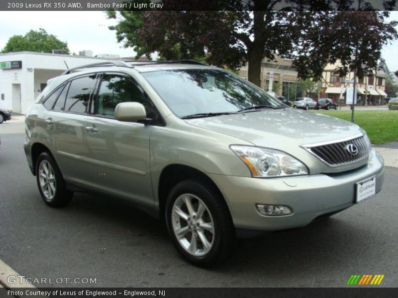 Bamboo Pearl / Light Gray 2009 Lexus RX 350 AWD