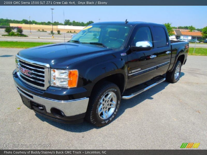 Onyx Black / Ebony 2009 GMC Sierra 1500 SLT Z71 Crew Cab 4x4